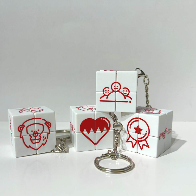 Custom Rubik’s Cube Keychain