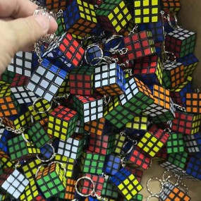 Custom Rubik’s Cube Keychain with Logo Printing